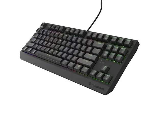 Tastatură Gaming GENESIS Thor 230 TKL RGB Outemu Brown Negru - imagine 3