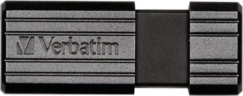 Stick USB VERBATIM Pinstripe 8GB USB 2.0 Negru 49062