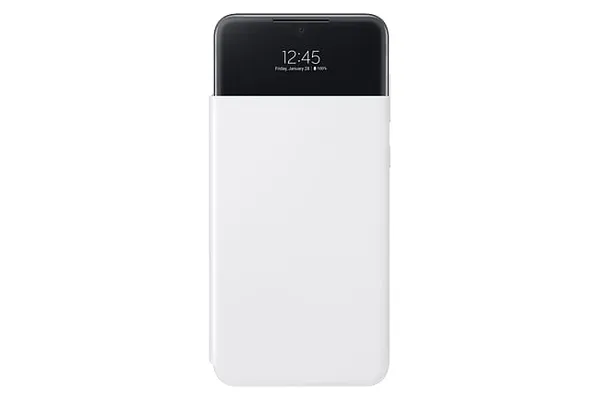 Husă SAMSUNG Galaxy A33 5G S View Wallet Alb EF-EA336PWEGEE