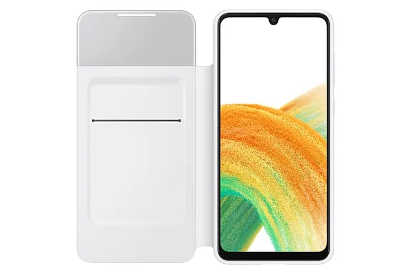 Husă SAMSUNG Galaxy A33 5G S View Wallet Alb EF-EA336PWEGEE - imagine 4