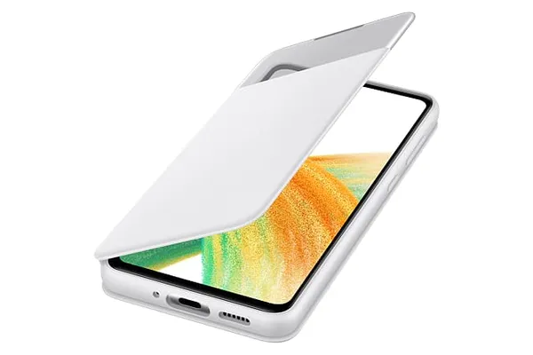 Husă SAMSUNG Galaxy A33 5G S View Wallet Alb EF-EA336PWEGEE - imagine 5