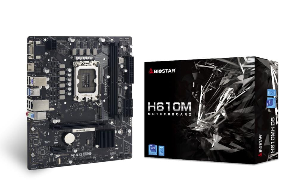 Placă de bază BIOSTAR H610MH D5 LGA1700 DDR5