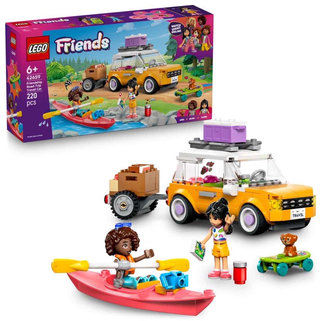 Set Construcție LEGO Mașină de Călătorii Prieten 42659