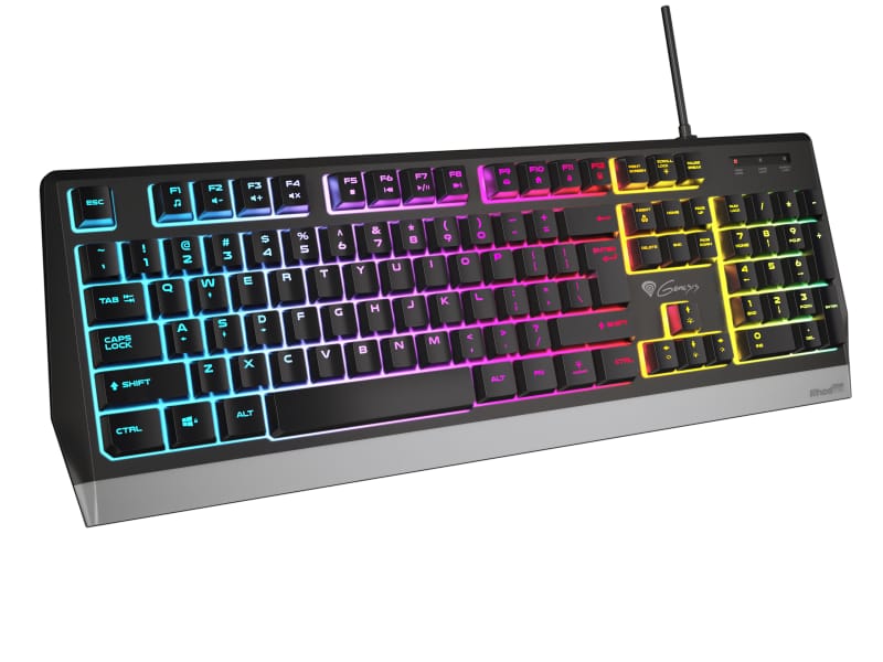 Tastatură GENESIS Rhod 300 RGB Membrană USB Negru