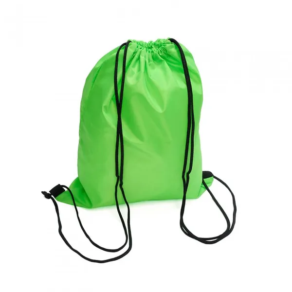Rucsac cu snur 420D Verde poliester - imagine 2