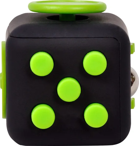Cub Antistres SPACER FIDGET Negru SP-CUBE-FGET