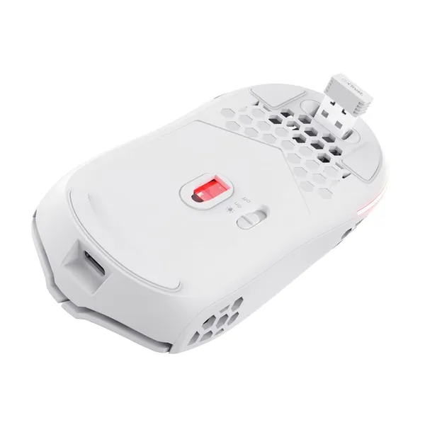 Mouse Gaming TRUST GXT 929W Helox Wireless 4800 DPI Alb TR-25390 - imagine 3
