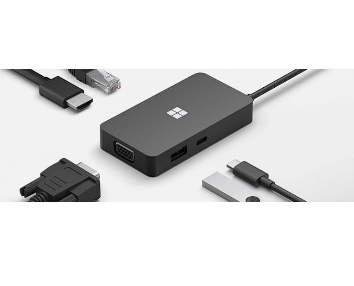 Docking Station MICROSOFT Surface USB-C Travel Hub Negru 1E4-00004 - imagine 2