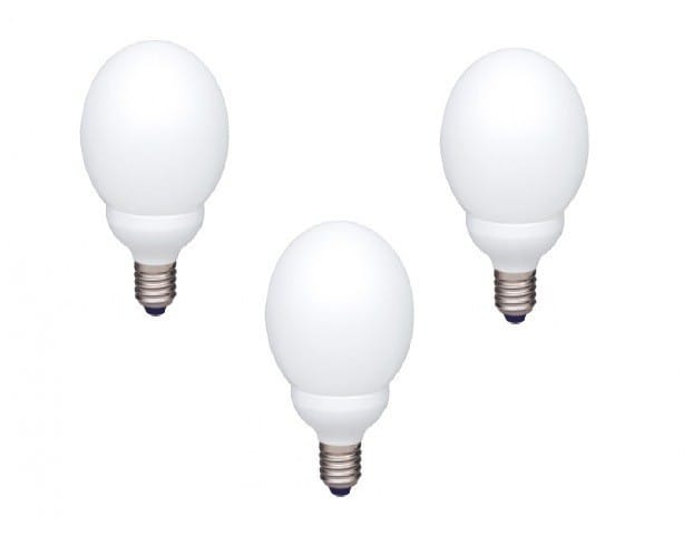 Set 3 becuri Fluorescent PANASONIC EFG18E65HD-3 18W E27 Alb Rece Oval