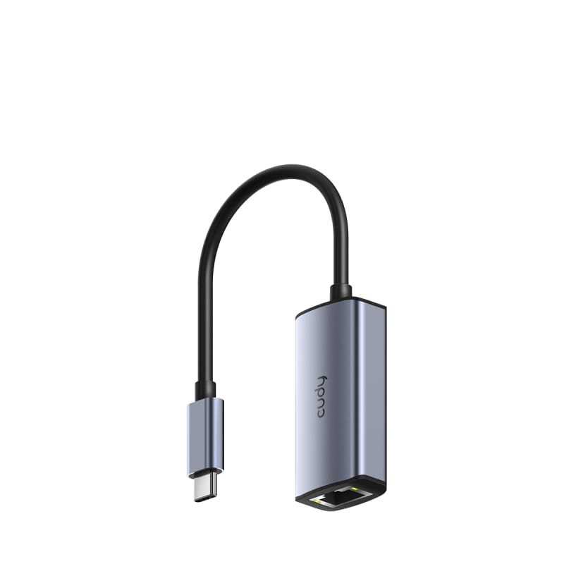 Adaptor Rețea CUDY UE25C USB-C RJ45 2.5Gbps Gri