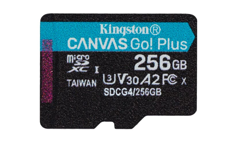 Card Memorie MicroSDXC KINGSTON Canvas GO Plus 256GB