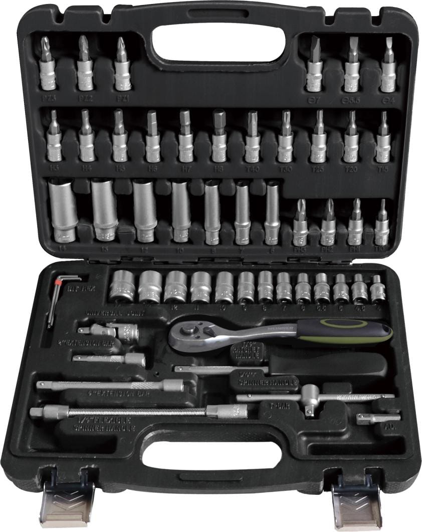 Trusă chei HEINNER 52 piese 1/4 inch CR-V CTSM032