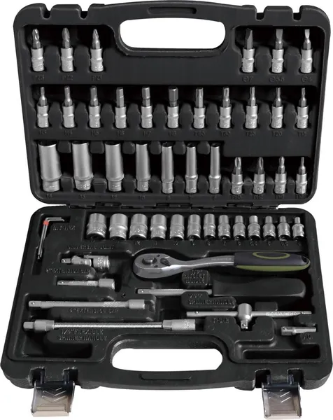 Trusă chei HEINNER 52 piese 1/4 inch CR-V CTSM032