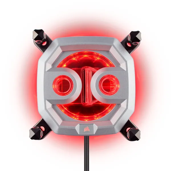 Water block CORSAIR CX-9010001-WW CPU Intel/AMD RGB Silver - imagine 2