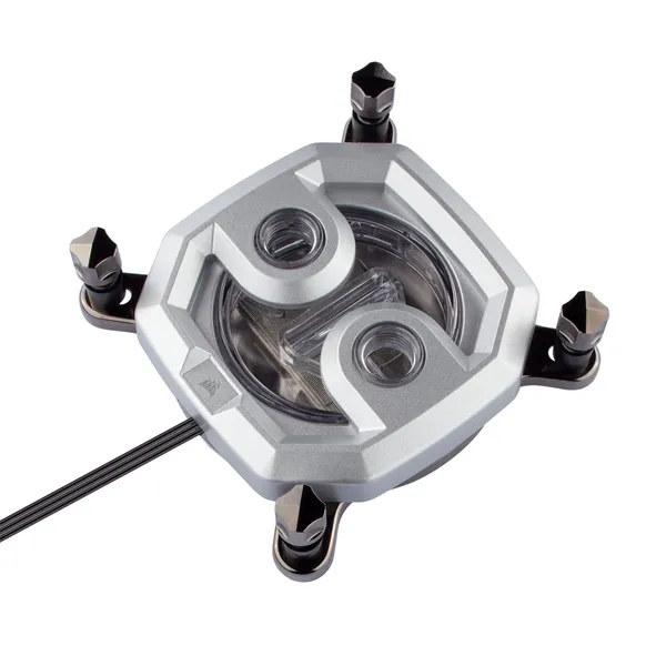 Water block CORSAIR CX-9010001-WW CPU Intel/AMD RGB Silver - imagine 10