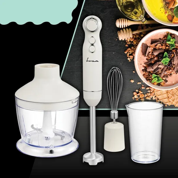 Blender de Mână FRAM FHBL-RAC1200CR 1200W Crem