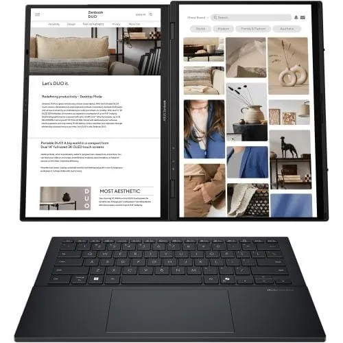 Laptop ASUS Zenbook Duo UX8406CA-QL118X Intel Ultra 7 32GB 1TB 14 OLED