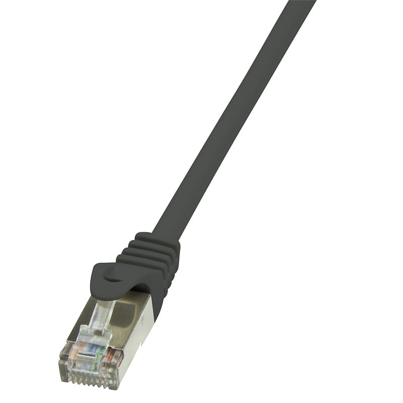 Patch Cord LOGILINK CP1013S Cat5e FTP 0.25m Negru