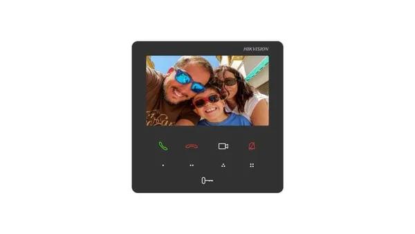 Post Videointerfon HIKVISION DS-KH6110-WE1 4.3 inch Touch Negru