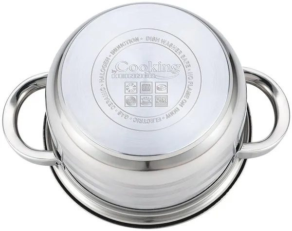 Semiolă HEINNER Myra 18x10.5 cm 2.5 L Inox - imagine 3