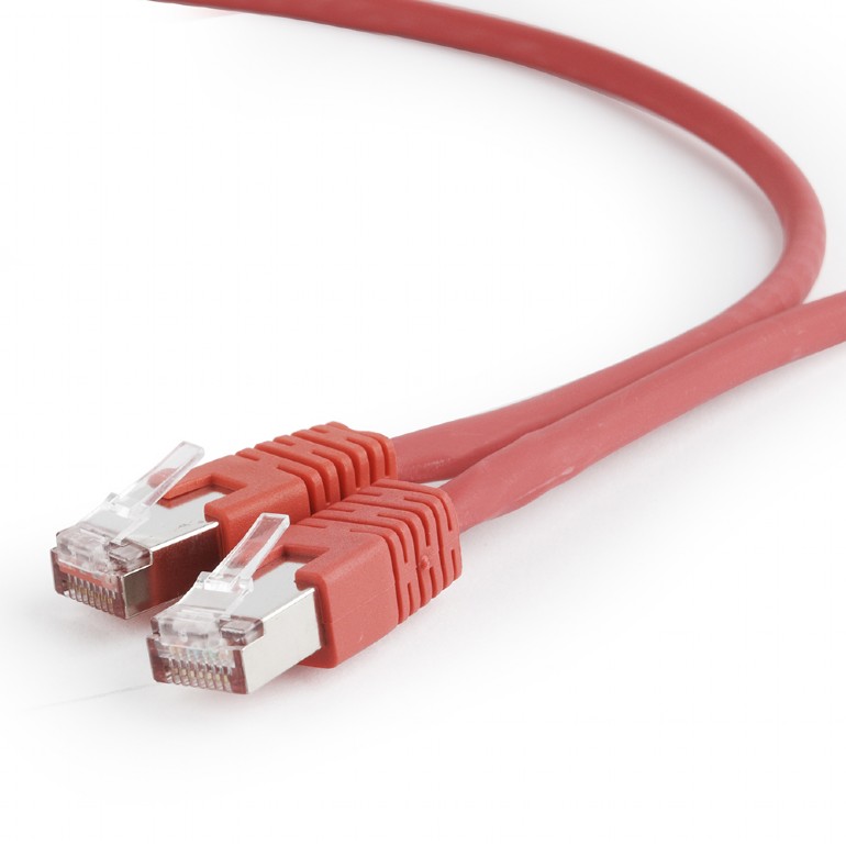 Patch cord GEMBIRD PP6A-LSZHCU-R-0.5M Cat6a 0.5m Roșu