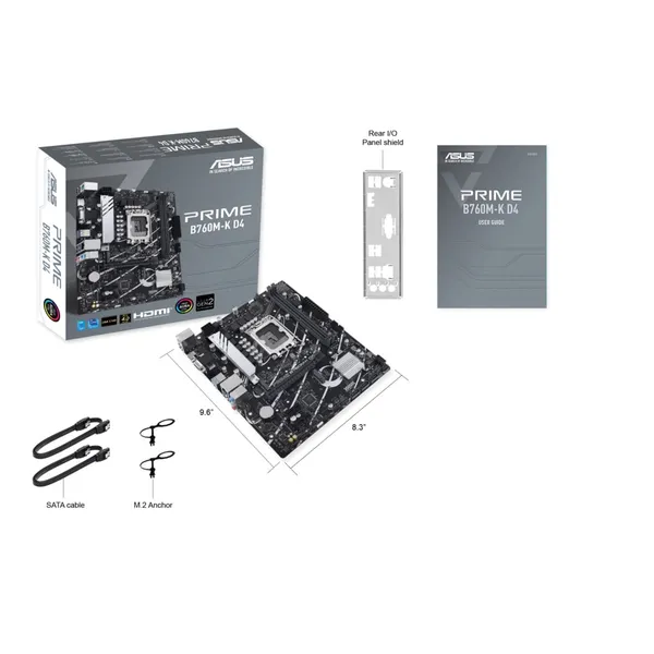 Placă de bază ASUS PRIME B760M-K DDR4 LGA1700 mATX - imagine 6
