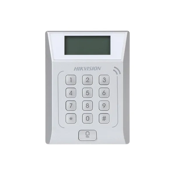 Cititor Standalone HIKVISION DS-K1T802E Tastatură Card Argintiu - imagine 2