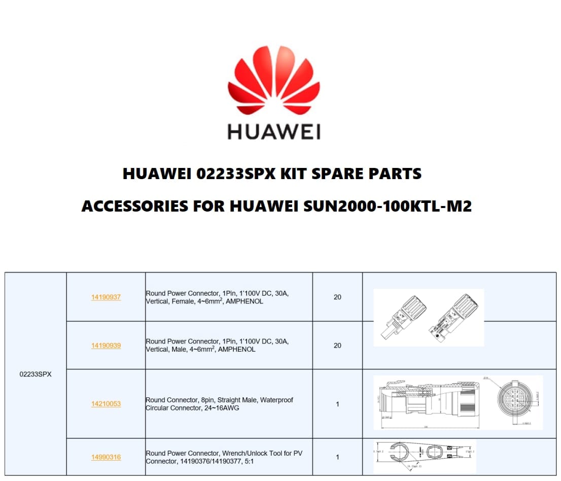 Accesoriu HUAWEI pentru Invertor Solar Trifazat SUN2000-100KTL-M2