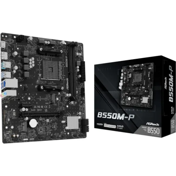 Placă de bază ASROCK B550M-P Socket AM4 DDR4 Micro-ATX