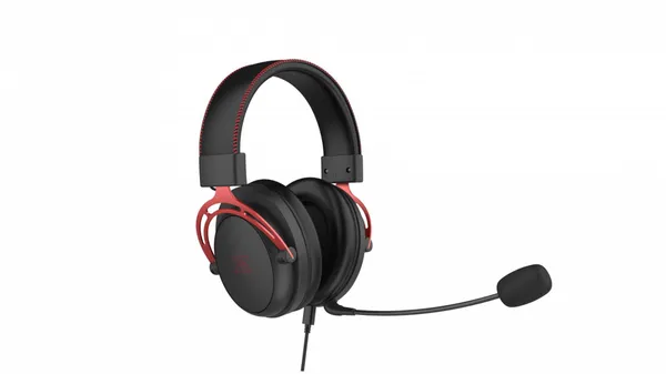 Căști Gaming SERIOUX Nimbus USB 7.1 3.5mm Roșu-Negru - imagine 3