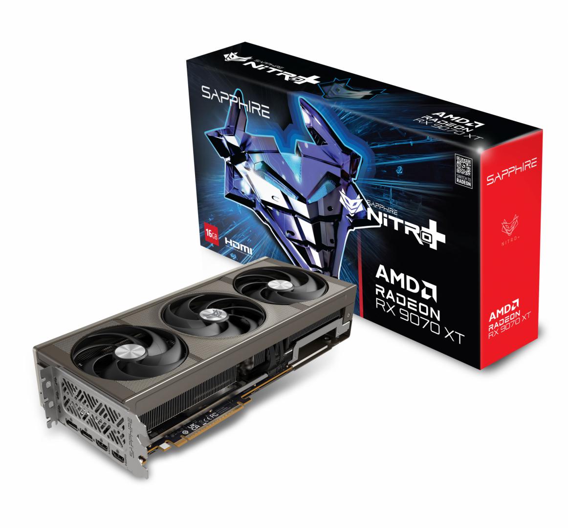 Placă Video SAPPHIRE AMD RADEON NITRO+ RX 9070 XT 16GB GDDR6 - imagine 2