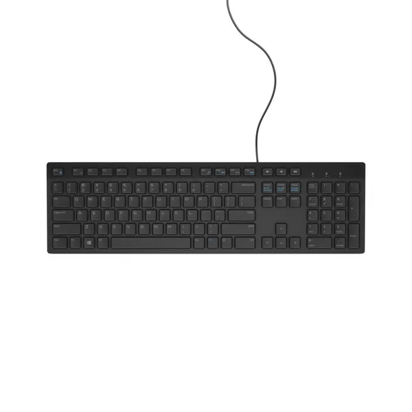 Tastatură DELL KB216 Multimedia Cu Fir USB Neagră - imagine 2