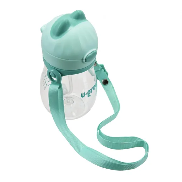 Cană U-GROW cu pai și cureă tritan 330 ml - imagine 3