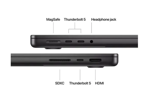 Laptop APPLE MacBook Pro 14.2 M4 Pro 24GB 512GB Space Black - imagine 4