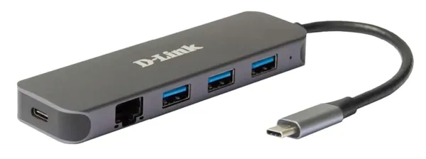 Docking Station D-LINK DUB-2334 USB-C 60W Gri