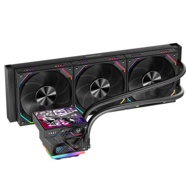 Cooler Procesor 1STPLAYER FT 360-bk FAST aRGB 3 Ventilatoare 12 cm Negru