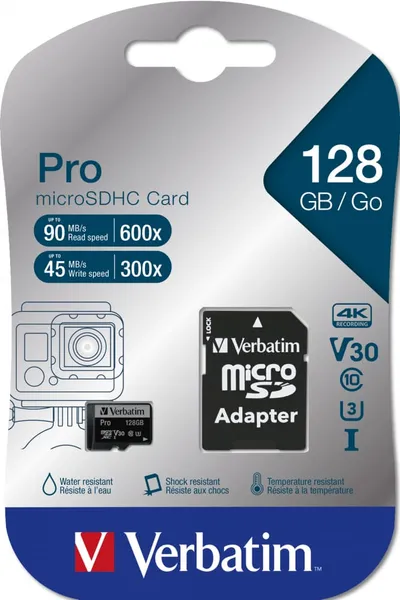 Card Memorie SD VERBATIM 128GB Clasa 10 - imagine 3