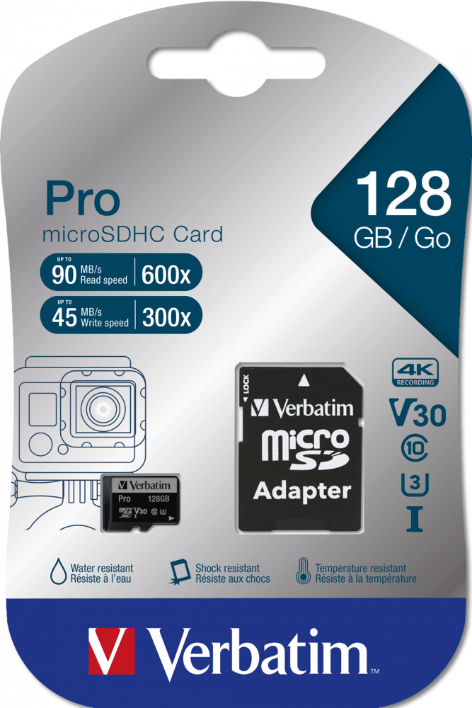 Card memorie SD VERBATIM 128GB Clasa 10 - imagine 3