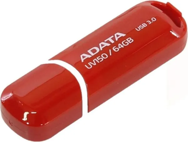 Memorie USB ADATA UV150 64GB USB 3.0 Roșu AUV150-64G-RRD