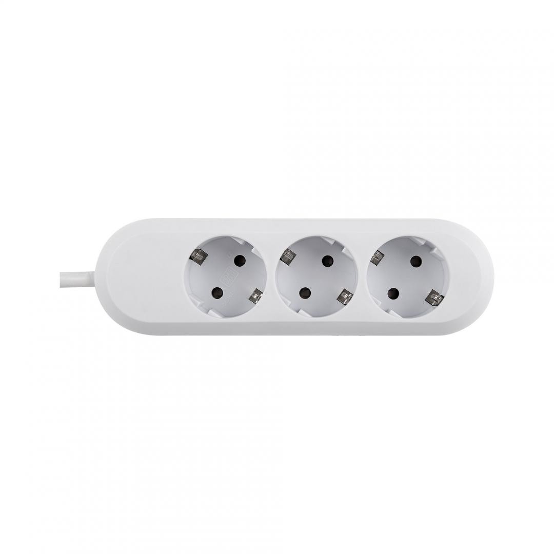 Prelungitor BACHMANN SMART 3 Prize Schuko 5m Alb BM-387.272R