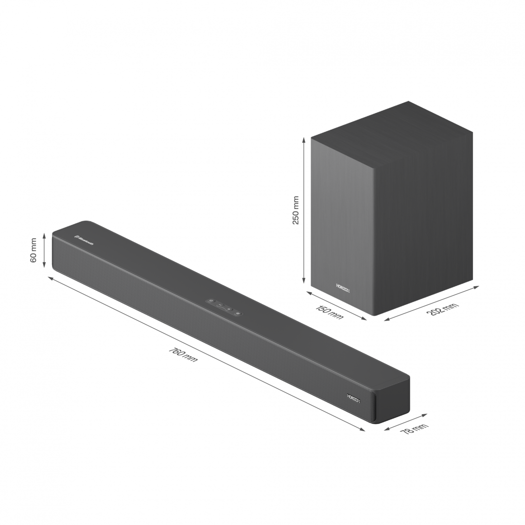 Soundbar HORIZON HAV-S2630W 110W 2.1 HDMI-ARC Bluetooth 5.4 - imagine 8