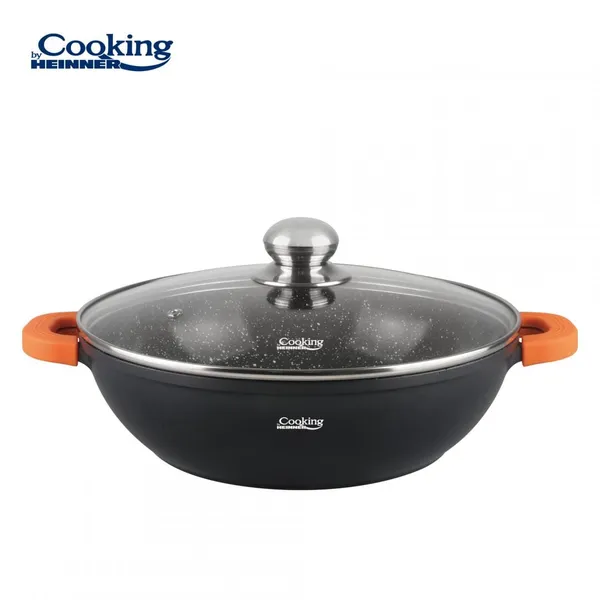 Cratiță HEINNER Dark Line Aluminiu cu Capac 28x8cm 4.1L