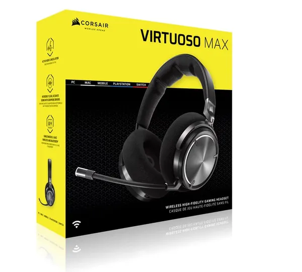 Căști Gaming CORSAIR Virtuoso MAX Wireless ANC Gri