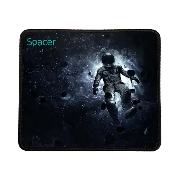 Mousepad Gaming SPACER SP-PAD-PICT Negru 250x210x3 mm - imagine 3