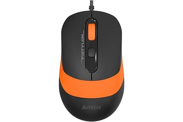 Mouse A4TECH Fstyler FM10 1600 DPI USB Negru Portocaliu