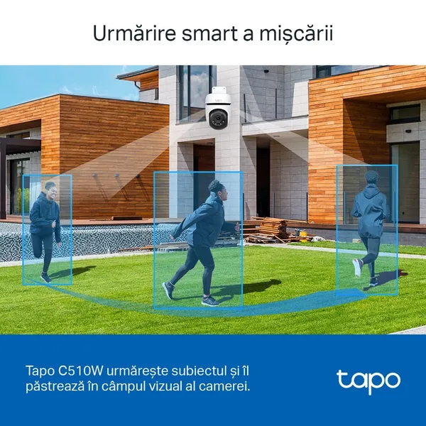 Cameră de Supraveghere TP-LINK Tapo C510W 2K QHD 360° IP66 - imagine 8