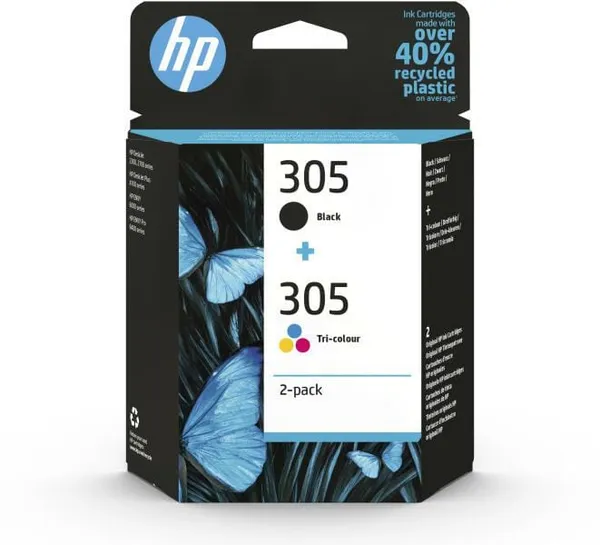 Cartușe HP 305 Combo-Pack Original Negru/Color 6ZD17AE - imagine 2