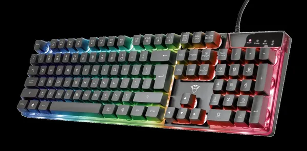 Tastatură Gaming TRUST GXT 835 Azor Negru TR-23651 - imagine 2