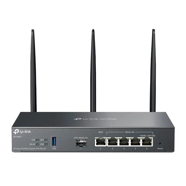 Router TP-LINK Omada AX3000 Wi-Fi 6 Gigabit VPN