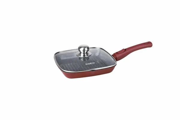 Tigaie Grill HEINNER Calabria Aluminiu Turnat 24cm cu Capac